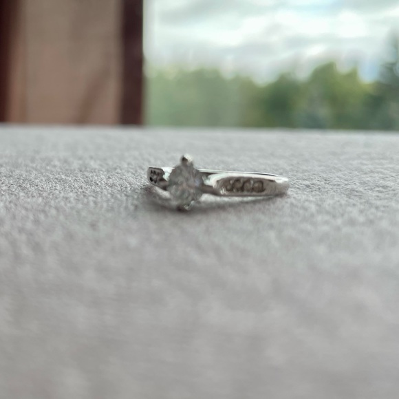 Engagement-look ring, high prong setting - Picture 2 of 5